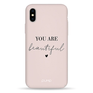 Чохол Pump Tender Touch Case for iPhone X/XS You Are Beautiful # - цена, характеристики, отзывы, рассрочка, фото 1