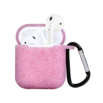 Чохол Glitter Silicone Case for Apple AirPods with Carbine Purple