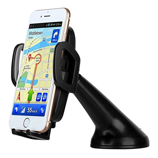 Бездротовий зарядний пристрій-тримач Momax Q.Dock Wireless Charging Car Mount Black