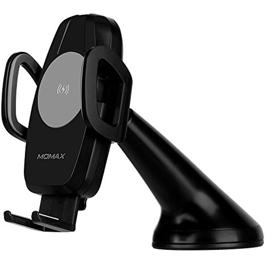 Бездротовий зарядний пристрій-тримач Momax Q.Dock Wireless Charging Car Mount Black - ціна, характеристики, відгуки, розстрочка, фото 2