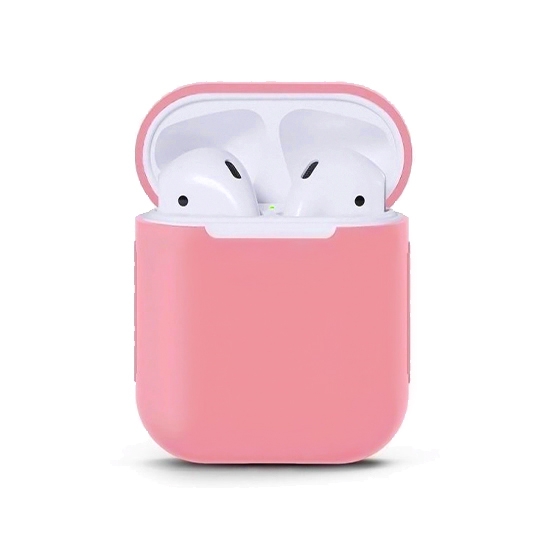 Чохол Apple Silicone Case for Apple AirPods Pink - ціна, характеристики, відгуки, розстрочка, фото 1