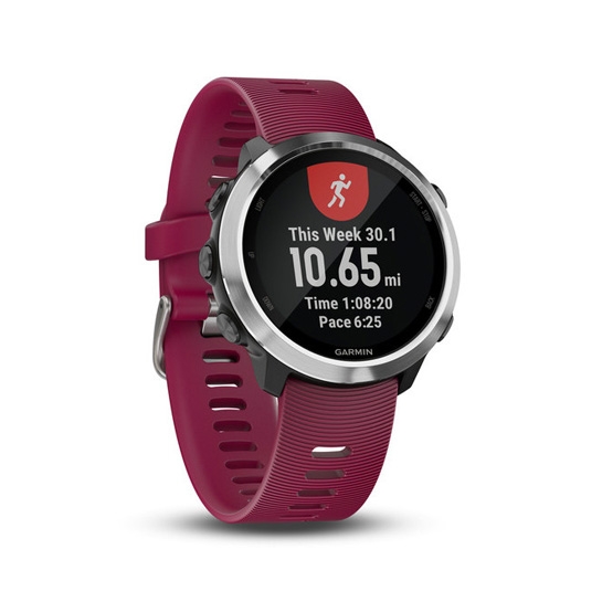 Спортивний годинник Garmin Forerunner 645 Music with Rose Red Band - ціна, характеристики, відгуки, розстрочка, фото 3