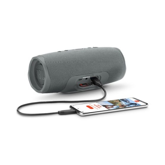 Портативна акустика JBL Charge 4 Grey - ціна, характеристики, відгуки, розстрочка, фото 5