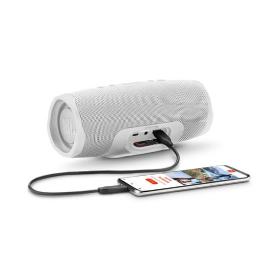 Портативна акустика JBL Charge 4 White - ціна, характеристики, відгуки, розстрочка, фото 5
