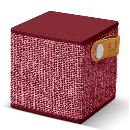 Портативна акустика Fresh N Rebel Rockbox Cube Fabriq Edition Bluetooth Speaker Ruby - ціна, характеристики, відгуки, розстрочка, фото 1
