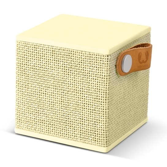 Портативна акустика Fresh N Rebel Rockbox Cube Fabriq Edition Bluetooth Speaker Buttercup - ціна, характеристики, відгуки, розстрочка, фото 1