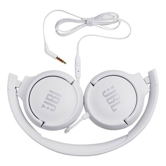 Навушники JBL On-Ear T500 White - ціна, характеристики, відгуки, розстрочка, фото 3