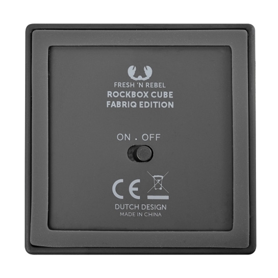 Портативна акустика Fresh N Rebel Rockbox Cube Fabriq Edition Bluetooth Speaker Concrete - ціна, характеристики, відгуки, розстрочка, фото 3
