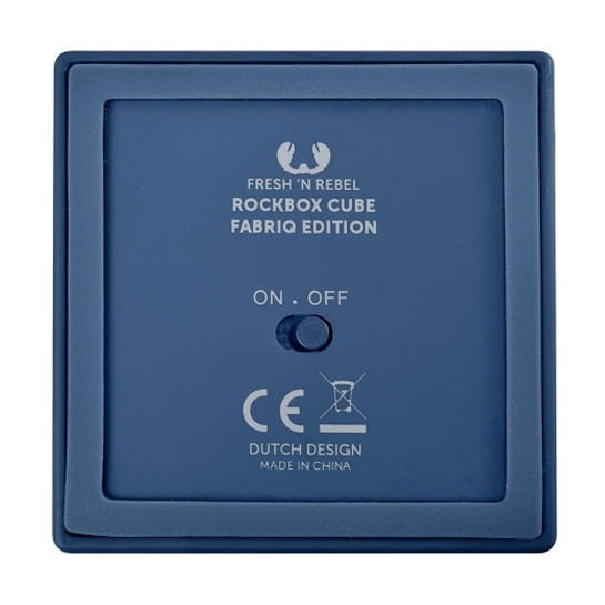 Портативная акустика Fresh N Rebel Rockbox Cube Fabriq Edition Bluetooth Speaker Indigo - цена, характеристики, отзывы, рассрочка, фото 4