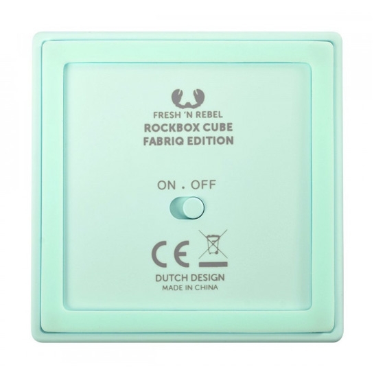 Портативна акустика Fresh N Rebel Rockbox Cube Fabriq Edition Bluetooth Speaker Peppermint - ціна, характеристики, відгуки, розстрочка, фото 2