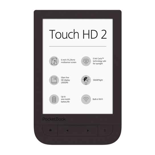 Електронна книга PocketBook 631 Touch HD 2 Dark Brown - ціна, характеристики, відгуки, розстрочка, фото 1