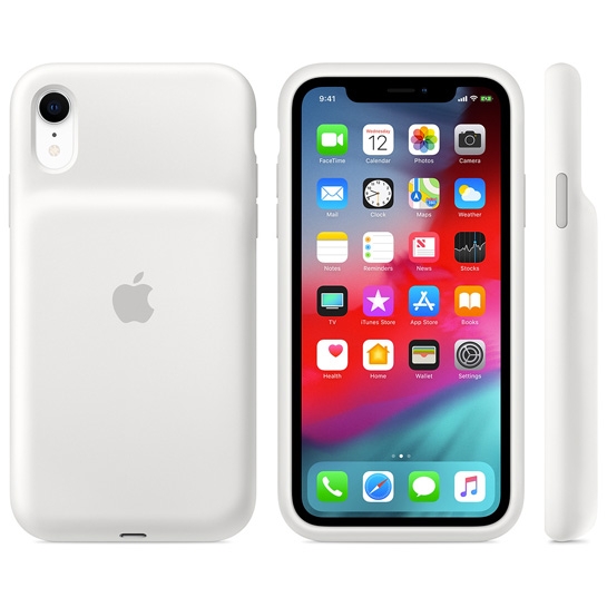 Чохол Apple Smart Battery Case for iPhone XR White - ціна, характеристики, відгуки, розстрочка, фото 2
