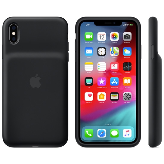 Чохол Apple Smart Battery Case for iPhone XS Max Black - ціна, характеристики, відгуки, розстрочка, фото 2