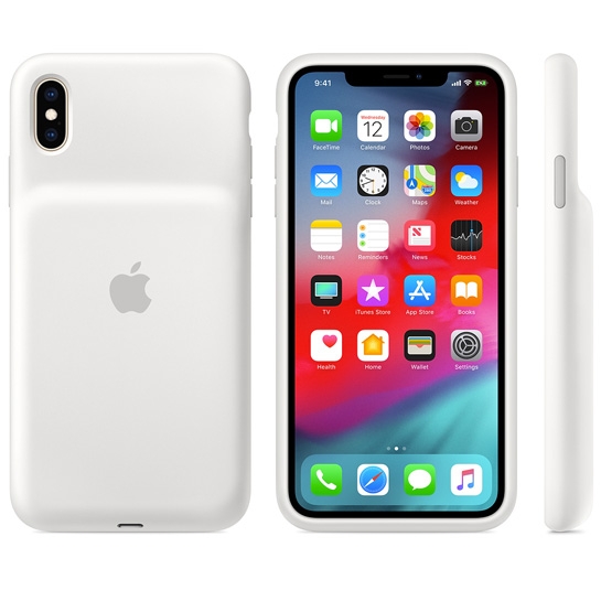 Чехол Apple Smart Battery Case for iPhone XS Max White - цена, характеристики, отзывы, рассрочка, фото 2