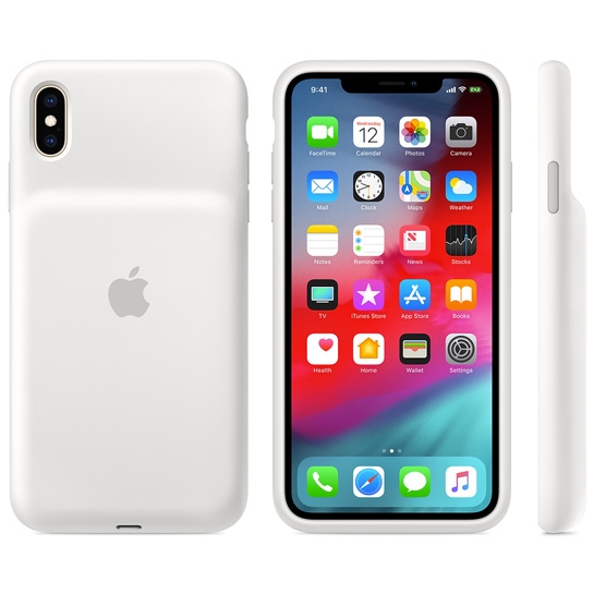 Чохол Apple Smart Battery Case for iPhone XS White - ціна, характеристики, відгуки, розстрочка, фото 2