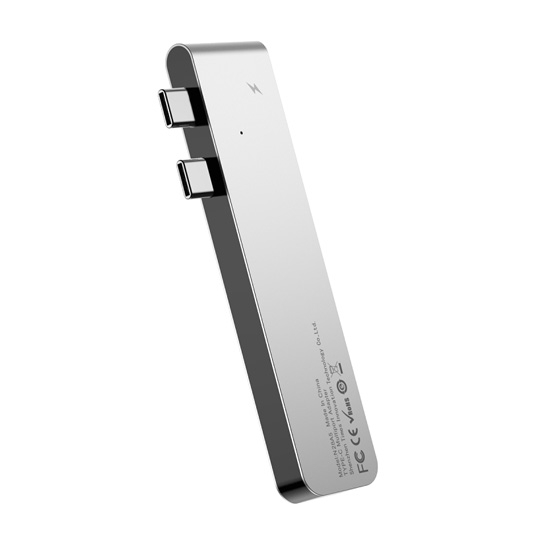 USB-хаб Baseus Dual Type-C to USB3.0/HDMI/Type-C HUB Space Gray - ціна, характеристики, відгуки, розстрочка, фото 2