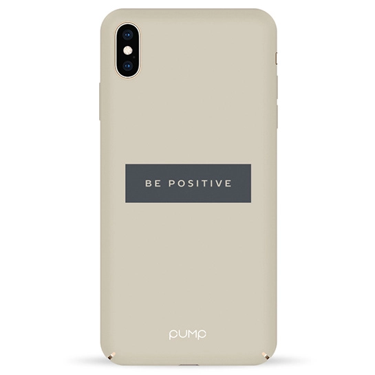Чехол Pump Tender Touch Case for iPhone XS Max Be Positive #