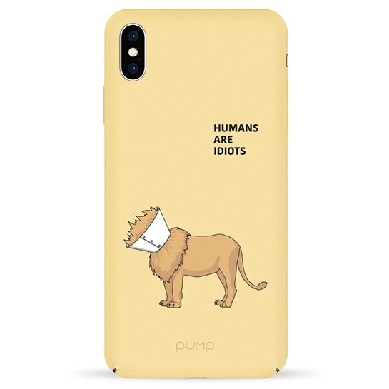 Чехол Pump Tender Touch Case for iPhone XS Max Human Are Idiots #