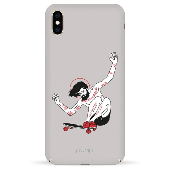 Чехол Pump Tender Touch Case for iPhone XS Max Skating Hipster #