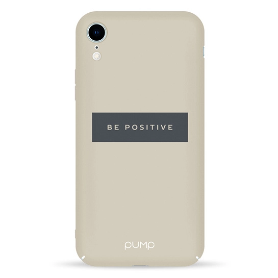 Чехол Pump Tender Touch Case for iPhone XR Be Positive #