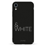 Чохол Pump Tender Touch Case for iPhone XR Black&White #