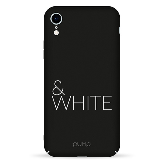 Чохол Pump Tender Touch Case for iPhone XR Black&White # - ціна, характеристики, відгуки, розстрочка, фото 1