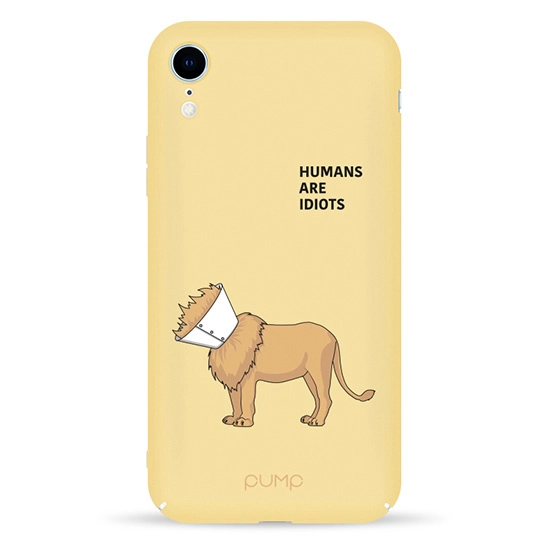 Чехол Pump Tender Touch Case for iPhone XR Human Are Idiots #