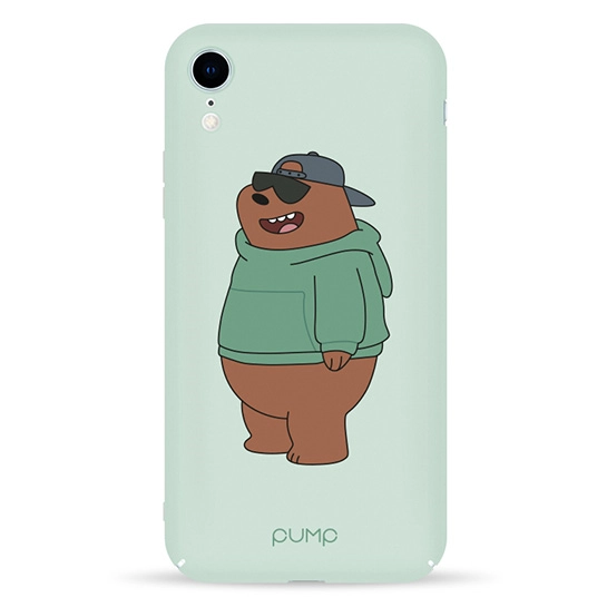 Чехол Pump Tender Touch Case for iPhone XR Minty Bear #