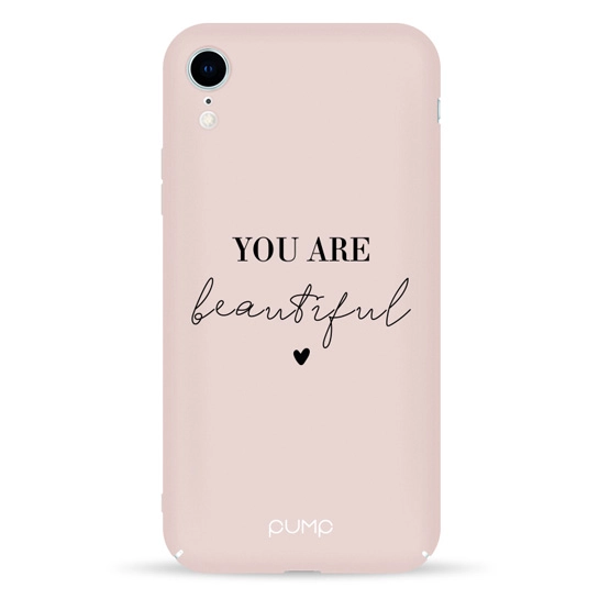 Чехол Pump Tender Touch Case for iPhone XR You Are Beautiful #