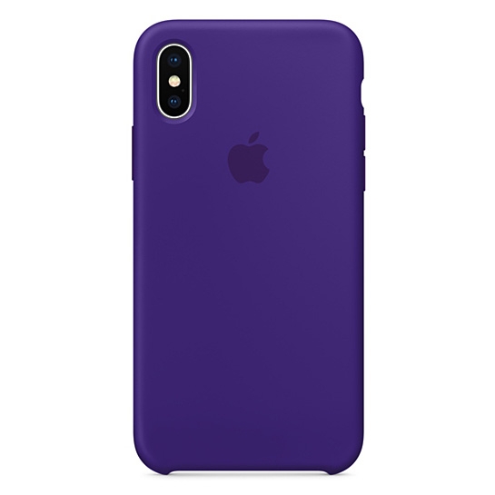 Чохол Apple Silicone Case for iPhone X Ultra Violet - ціна, характеристики, відгуки, розстрочка, фото 1