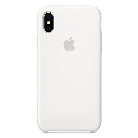 Чехол Apple Silicone Case for iPhone X White - цена, характеристики, отзывы, рассрочка, фото 1