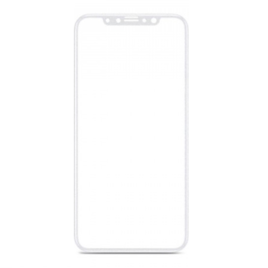 Стекло Baseus Silk-Screen 3D Arc Protection Tempered Glass for iPhone 11 Pro/XS/X Front White* - цена, характеристики, отзывы, рассрочка, фото 1