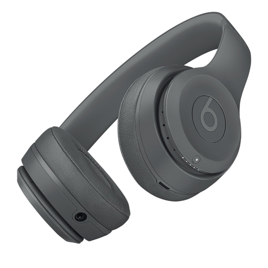 Навушники Beats Audio Solo 3 Wireless On-Ear Headphones Asphalt Gray - ціна, характеристики, відгуки, розстрочка, фото 4