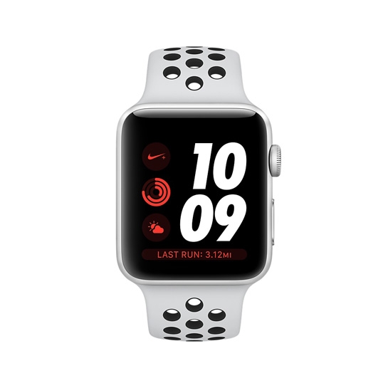 Смарт Часы Apple Watch Series 3 Nike+ LTE 38mm Silver Aluminum Case with Pure Platinum/Black Sport - цена, характеристики, отзывы, рассрочка, фото 2