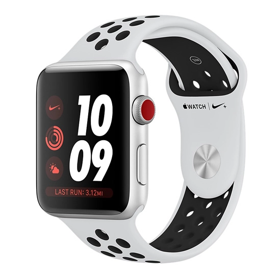 Смарт Годинник Apple Watch Series 3 Nike+ LTE 42mm Silver Aluminum Case with Pure Platinum/Black Sport
