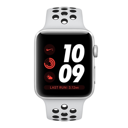 Смарт Годинник Apple Watch Series 3 Nike+ LTE 42mm Silver Aluminum Case with Pure Platinum/Black Sport - ціна, характеристики, відгуки, розстрочка, фото 2