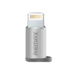 Переходник Remax OTG Micro USB to Lightning Adapter Silver