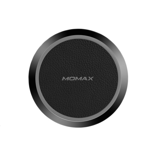 Бездротовий зарядний пристрій Momax Q.Pad Fast Wireless Charger Black - ціна, характеристики, відгуки, розстрочка, фото 1