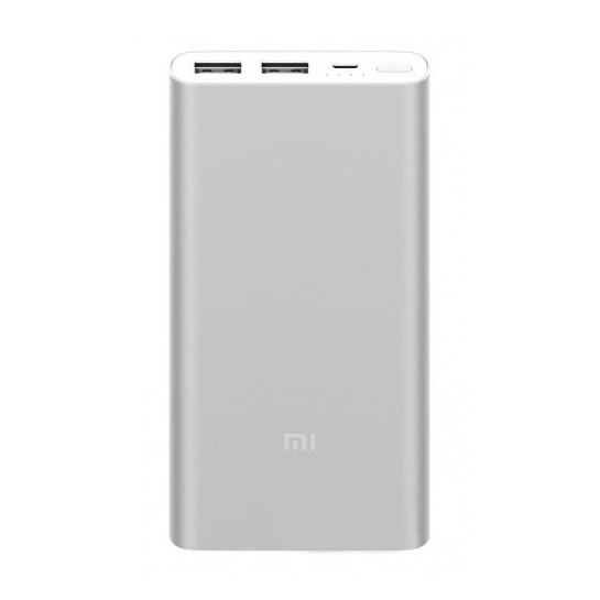 Зовнішній акумулятор Xiaomi Power Bank 2i 10000 mAh Silver - ціна, характеристики, відгуки, розстрочка, фото 1