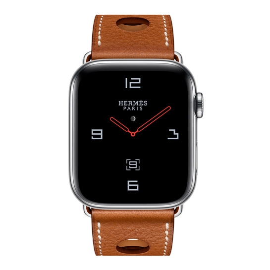 Смарт-часы Apple Watch Hermes Series 4 + LTE 44mm Stainless Steel Case with Leather Single Tour Band - цена, характеристики, отзывы, рассрочка, фото 2