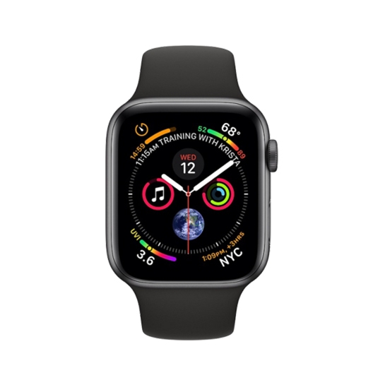 Смарт-часы Apple Watch Series 4 + LTE 40mm Gray Aluminum Case with Black Sport Band - цена, характеристики, отзывы, рассрочка, фото 2