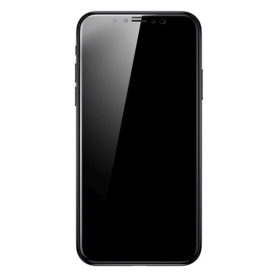 Стекло Baseus Silk-Screen All-Screen Protection Tempered Glass for iPhone 11 Pro/XS/X Front Black - цена, характеристики, отзывы, рассрочка, фото 2