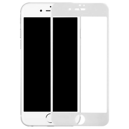 Стекло Baseus Silk-Screen 3D Edge Protection Tempered Glass for iPhone 8 Plus/7 Plus Front White