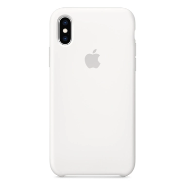 Чохол Apple Silicone Case for iPhone XS White - цена, характеристики, отзывы, рассрочка, фото 1