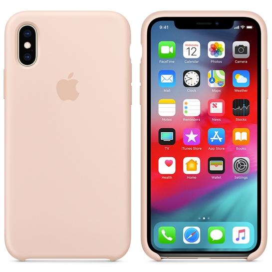 Чохол Apple Silicone Case for iPhone XS Pink Sand - ціна, характеристики, відгуки, розстрочка, фото 2