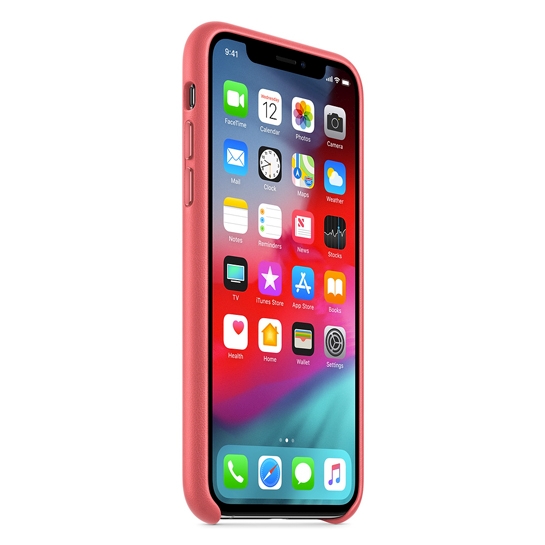 Чехол Apple Leather Case for iPhone XS Peony Pink - цена, характеристики, отзывы, рассрочка, фото 3