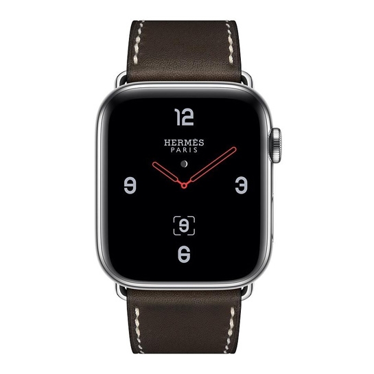 Смарт-годинник Apple Watch Hermes Series 4 + LTE 44mm Stainless Steel Case with Fauvei Leather Tour Band - ціна, характеристики, відгуки, розстрочка, фото 2