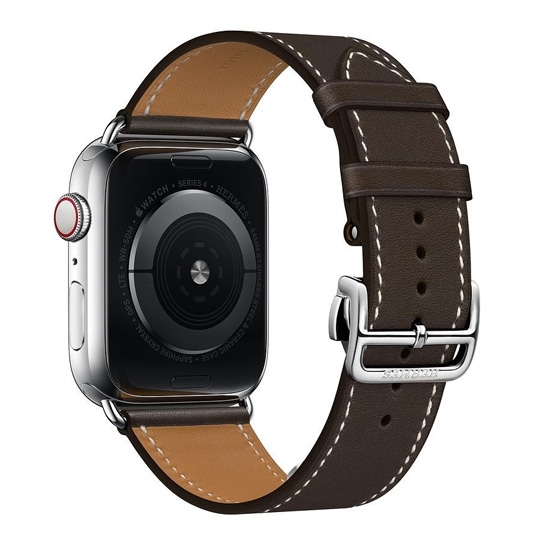 Смарт-часы Apple Watch Hermes Series 4 + LTE 44mm Stainless Steel Case with Fauvei Leather Tour Band - цена, характеристики, отзывы, рассрочка, фото 3