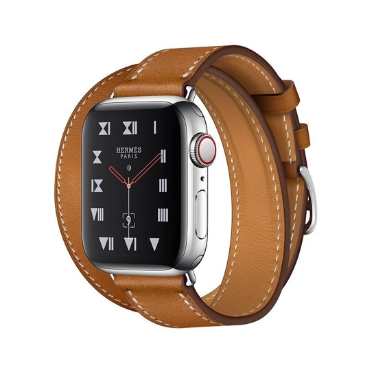 Смарт-годинник Apple Watch Hermes Series 4 + LTE 40mm Stainless Steel Case with Bareni Leather Tour Band - ціна, характеристики, відгуки, розстрочка, фото 1