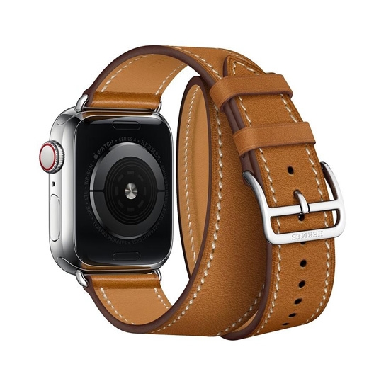 Смарт-годинник Apple Watch Hermes Series 4 + LTE 40mm Stainless Steel Case with Bareni Leather Tour Band - ціна, характеристики, відгуки, розстрочка, фото 2